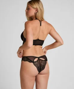 Amel Brazilian mit offenem Schritt - Schwarz