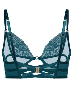 Amel Longline-BH mit Bügel ohne Polsterung - Blau