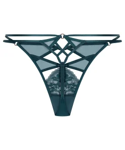 Amel String mit hohem Beinausschnitt - Blau