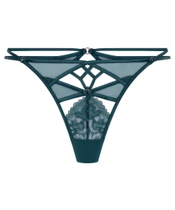 Amel String mit hohem Beinausschnitt - Blau