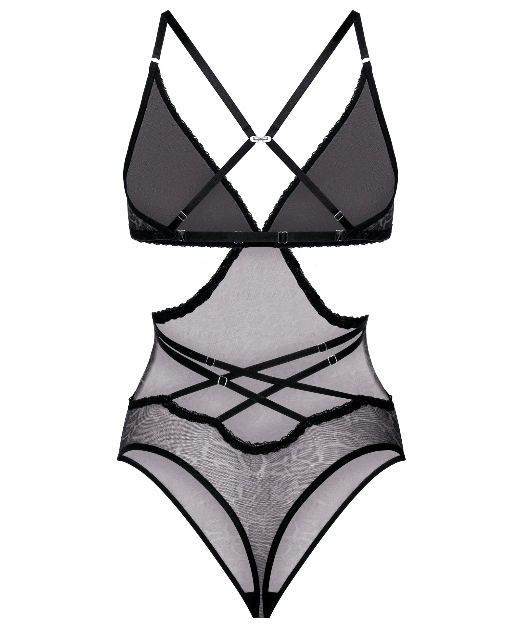 Azula Body mit Cut-Outs - Grau