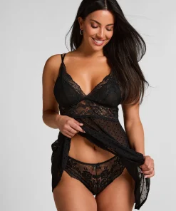 Babydoll Beatriz - Schwarz