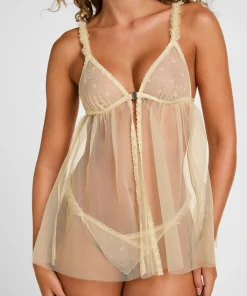 Babydoll Flora - Gelb