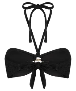 Bandeau-Bikinioberteil Bahamas - Schwarz