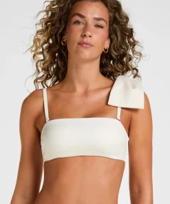Bandeau Bikini Top Como - Weiß