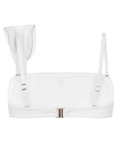 Bandeau Bikini Top Como - Weiß