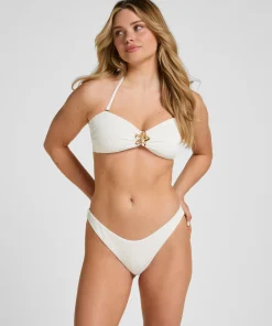 Bandeau Bikini Top Crinkle - Weiß