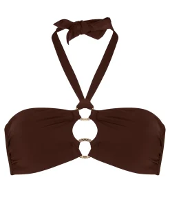 Bandeau Bikini Top Madrid - Braun