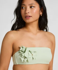 Bandeau Bikini Top Tulum - Grün