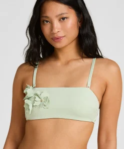 Bandeau Bikini Top Tulum - Grün