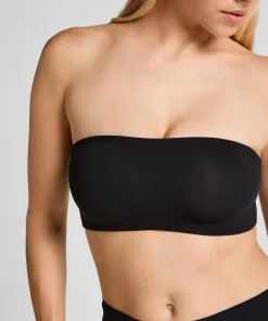 Bandeau Bralette Smooth - Schwarz