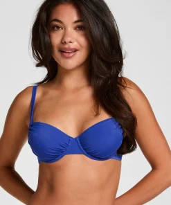 Bardolino Gepolstertes Bügel-Bikini-Oberteil - Blau