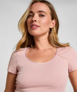 Basic Top Kurzarm - Rosa