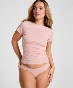 Basic Top Kurzarm - Rosa