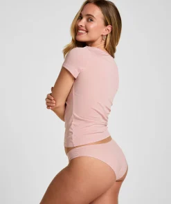 Basic Top Kurzarm - Rosa