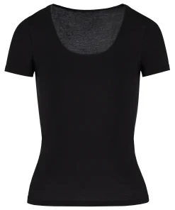 Basic Top Kurzarm - Schwarz