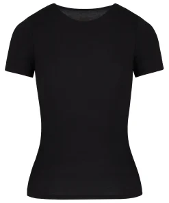 Basic Top Kurzarm - Schwarz