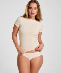 Basic Top Kurzarm - Weiß