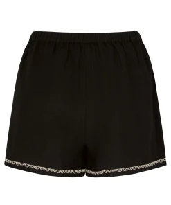 Beach Shorts Palm - Schwarz