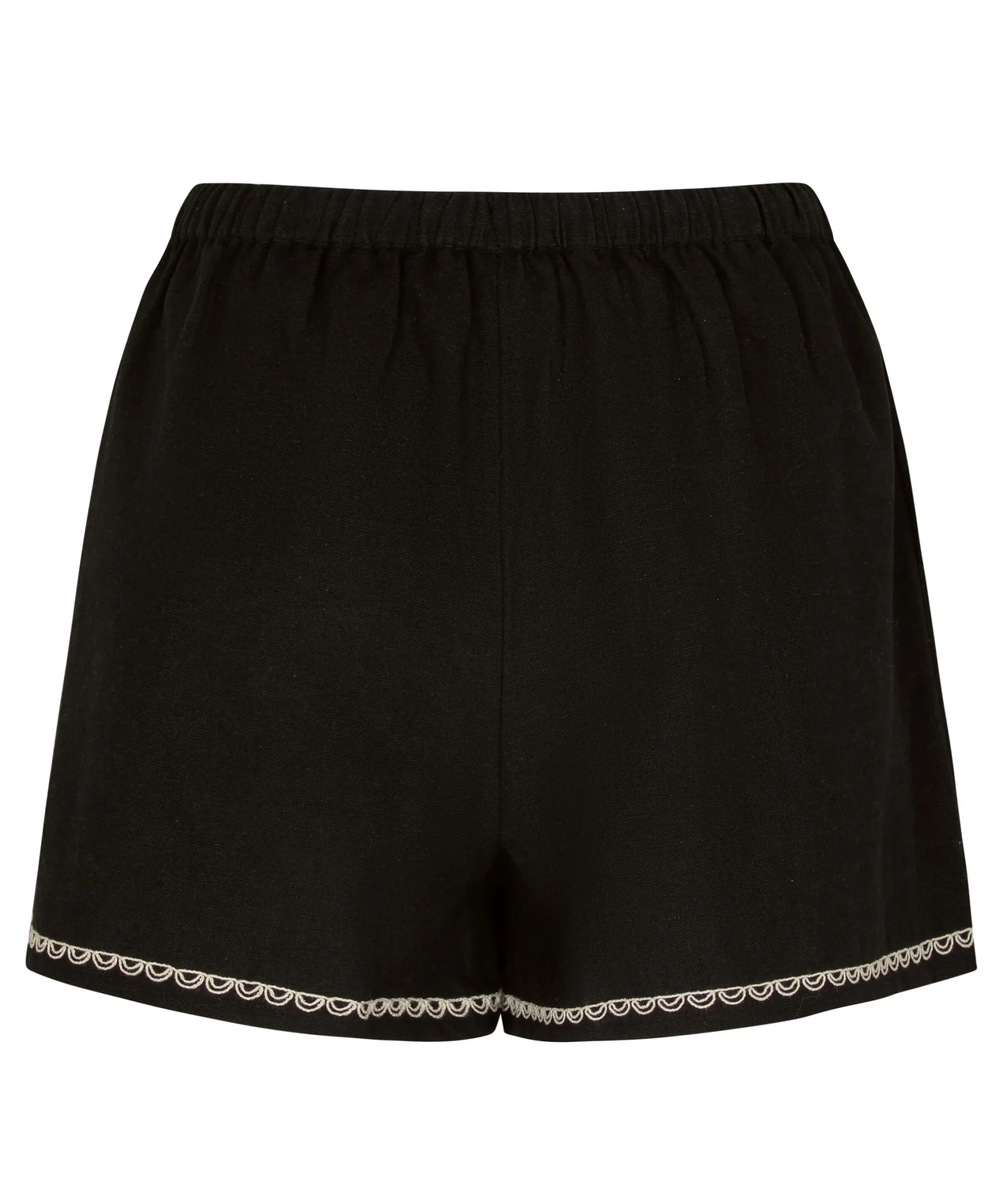 Beach Shorts Palm - Schwarz