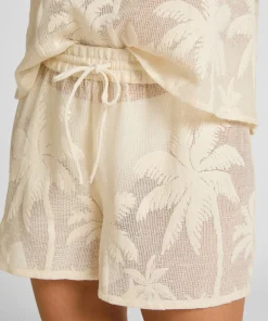 Beach Shorts Palm - Weiß