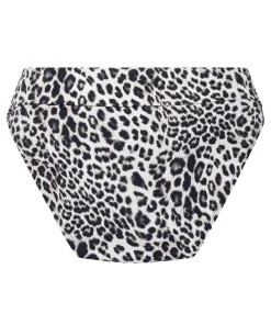 Bikinihose Leopard - Schwarz