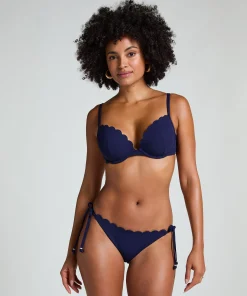 Bikinihose Scallop - Blau