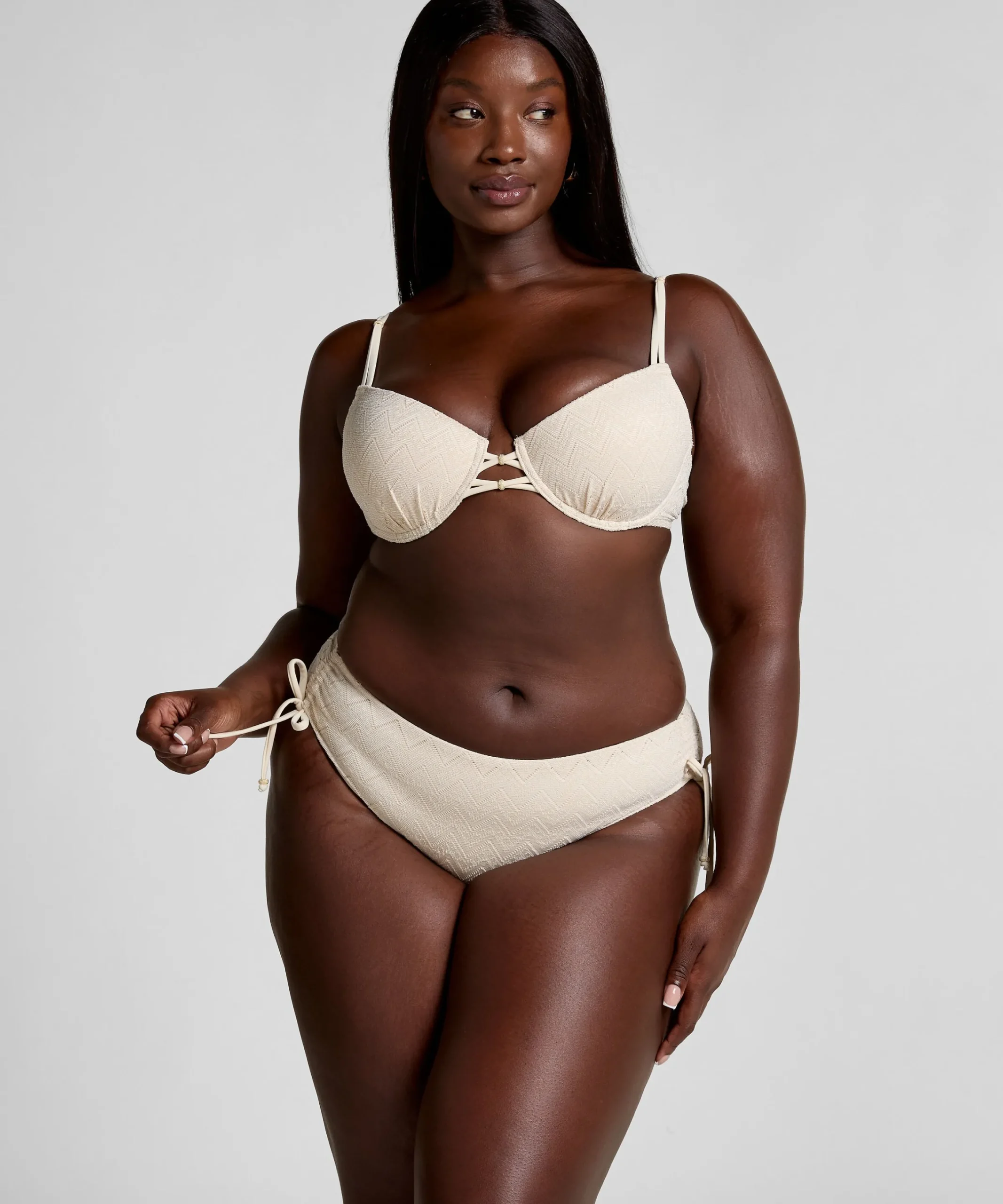 Bikinihöschen Crochet - Weiß