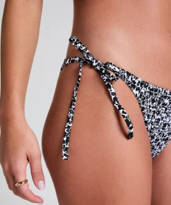 Bikini Slip Cheeky Tanga Lobos - Schwarz