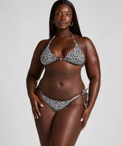 Bikini Slip Cheeky Tanga Lobos - Schwarz