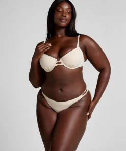 Bikini Slip Crochet - Weiß