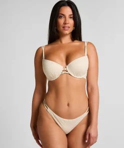 Bikini Slip Crochet - Weiß