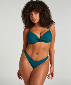 Bikini Slip mit hohem Beinausschnitt Eclipse - Grün