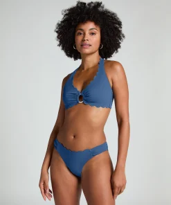 Bikini Slip Rio Scallop - Blau