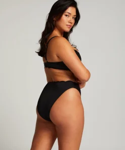 Bikini Slip Rio Scallop - Schwarz