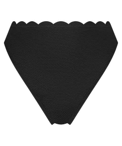 Bikini Slip Rio Scallop - Schwarz