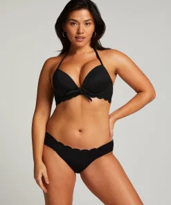 Bikini Slip Rio Scallop - Schwarz