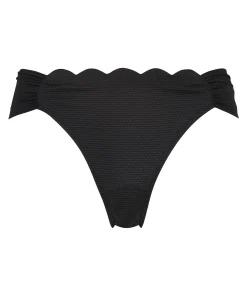 Bikini Slip Rio Scallop - Schwarz