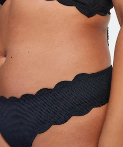 Bikini Slip Rio Scallop - Schwarz
