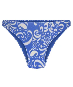 Bikini-Unterteil mit hohem Beinausschnitt Cancun - Blau