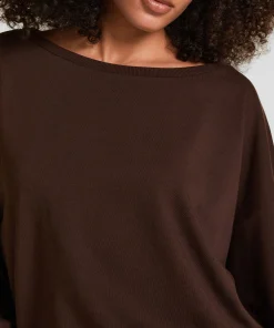 Boatneck Sweater Audrey - Braun