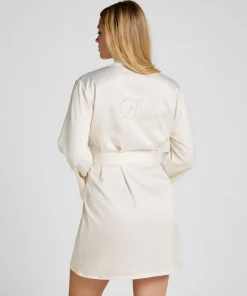 Brautkimono aus Satin - Weiß