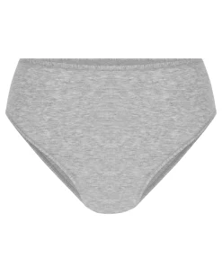 Brazilian mit hohem Beinausschnitt - Grau