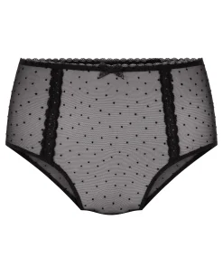 Brazilian mit hoher Taille Adeline - Schwarz