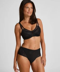 Brazilian-Slip mit hoher Taille Jocelyn - Schwarz
