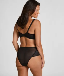 Brazilian-Slip mit hoher Taille Jocelyn - Schwarz