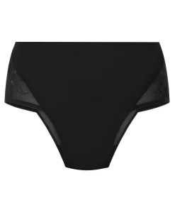 Brazilian-Slip mit hoher Taille Jocelyn - Schwarz