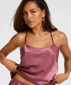 Cami Top Satin Ayla - Lila