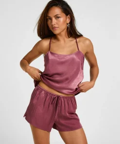 Cami Top Satin Ayla - Lila