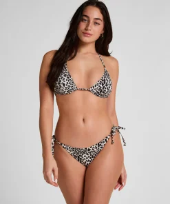 Cheeky Bikinihose Leopard - Schwarz